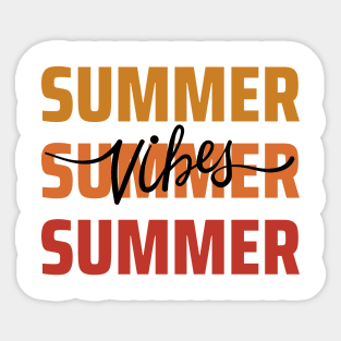 Summer Vibes Sticker